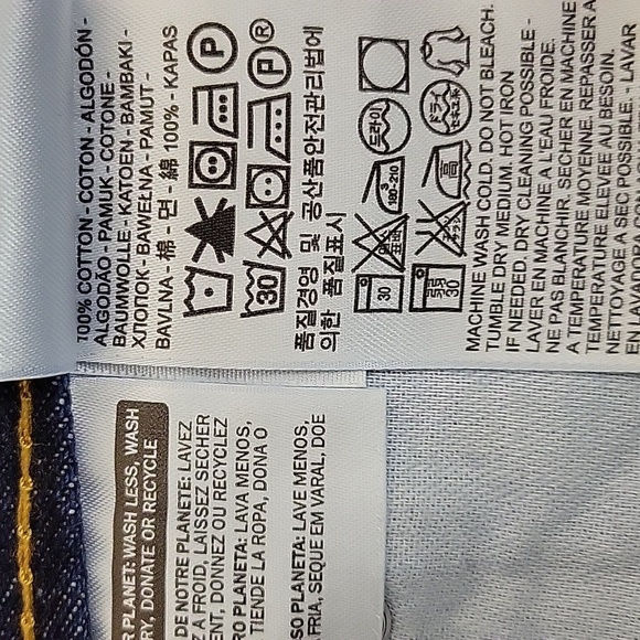 Levis Mens 550 Relaxed Fit 5 Pocket Jeans Sz 46 X 29. New With Tags - Picture 6 of 6